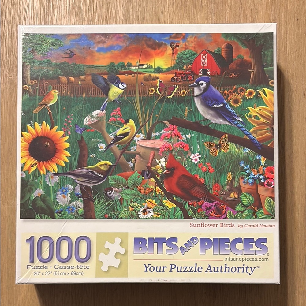 Colorful Garden Birds Puzzle‎ - 1000 Pieces